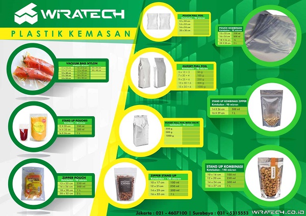 plastik kemasan brosur