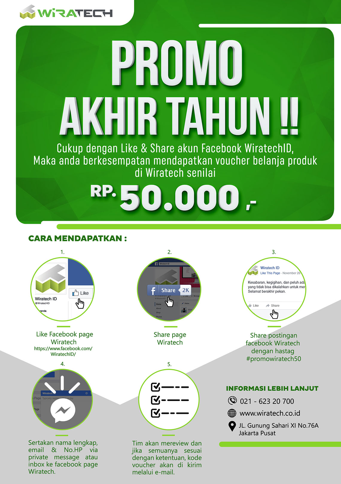 promo wiratech 50