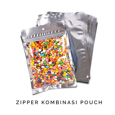 zipper kombinasi pouch