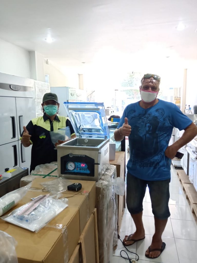 1. Mr. Francis - Kerobokan Bali - Vacuum Sealer Machine Tabletop with Memory HVC-260 1T - 22 April 2020