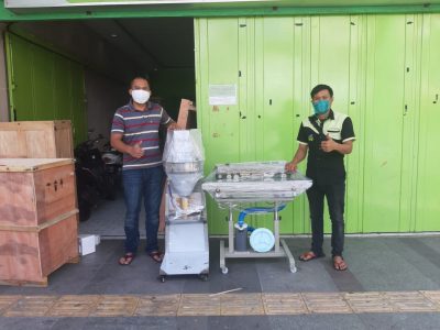 2. Bapak Riki Garut Continuous Sealer with Gas Blower SF 150G dan Mesin Cetak Bakso MBM 300 11 Juni 2020