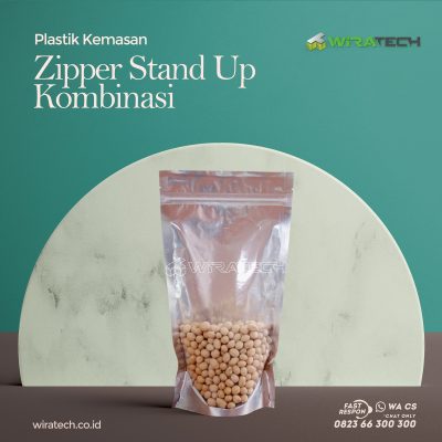 kombinasi stand up zipper cover