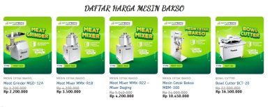 Harga Mesin Bakso