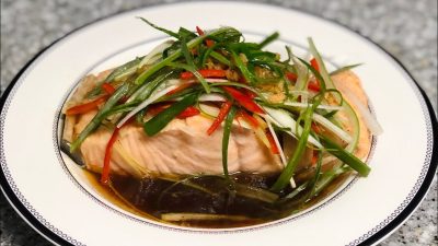Cara Membuat Salmon Kukus Wira