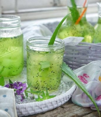 Minuman Lidah Buaya Biji Chia