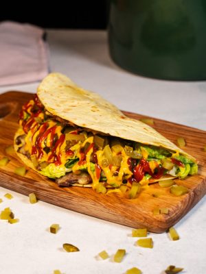 Tacos Burger Keju Wira