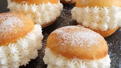 Resep Donat Krim Susu Korea