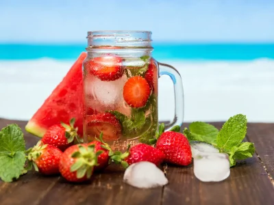 Minuman Segar Es Kristal Vit C Mint