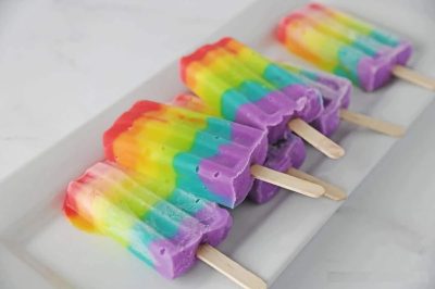 Es Krim Pelangi Popsicles