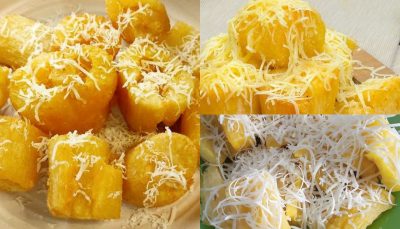 Cara Membuat Singkong Keju Wira